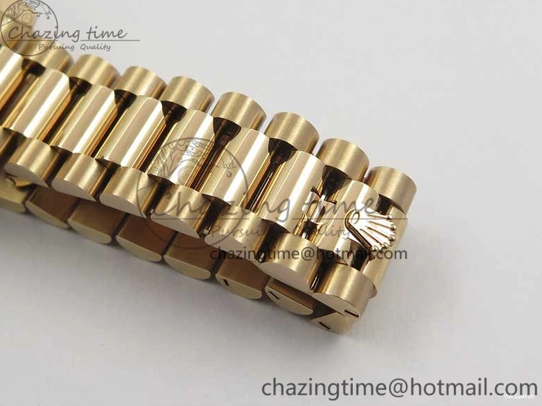 36 Day-Date Dial Edition Maker President RG 128239 Markers on Crystral RG Bp MOP Bracelet Best White 1220